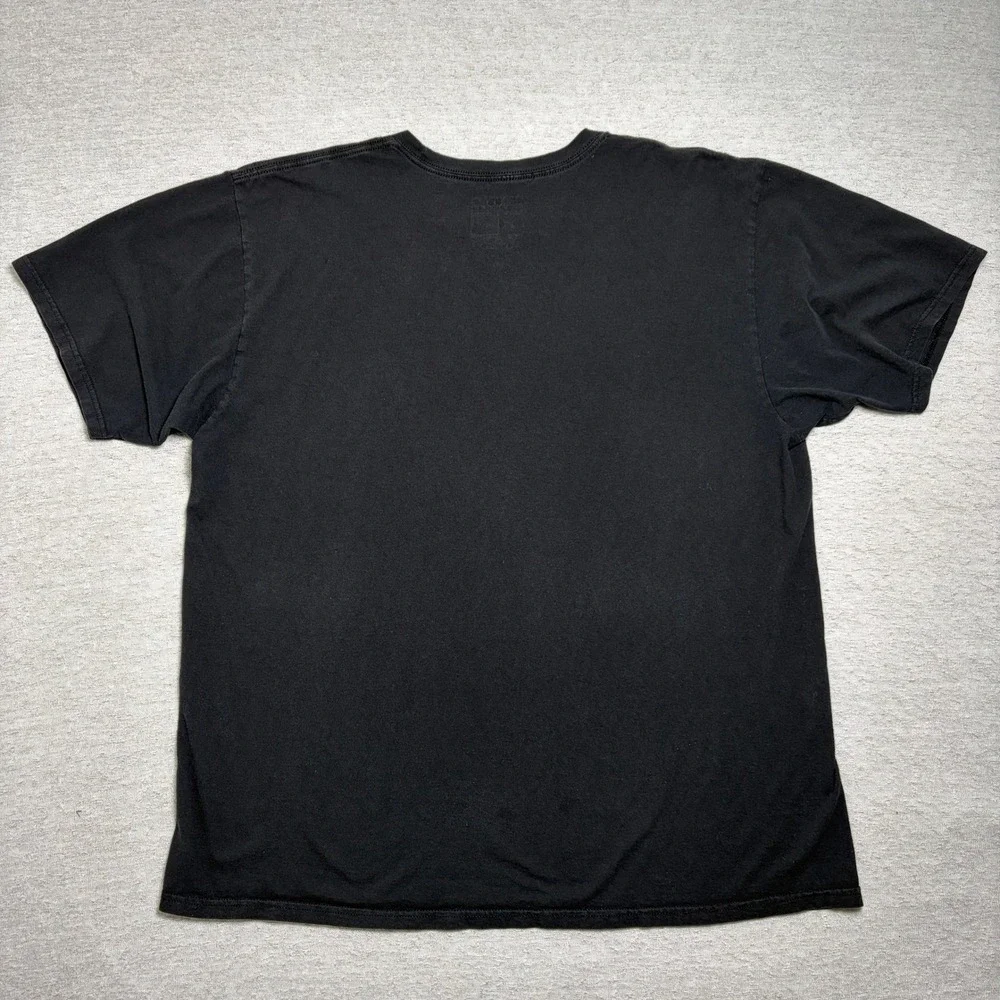 Adidas Mens The Go-To Tee XL Black Graphic Logo Cotton Short Sleeve T-Shirt